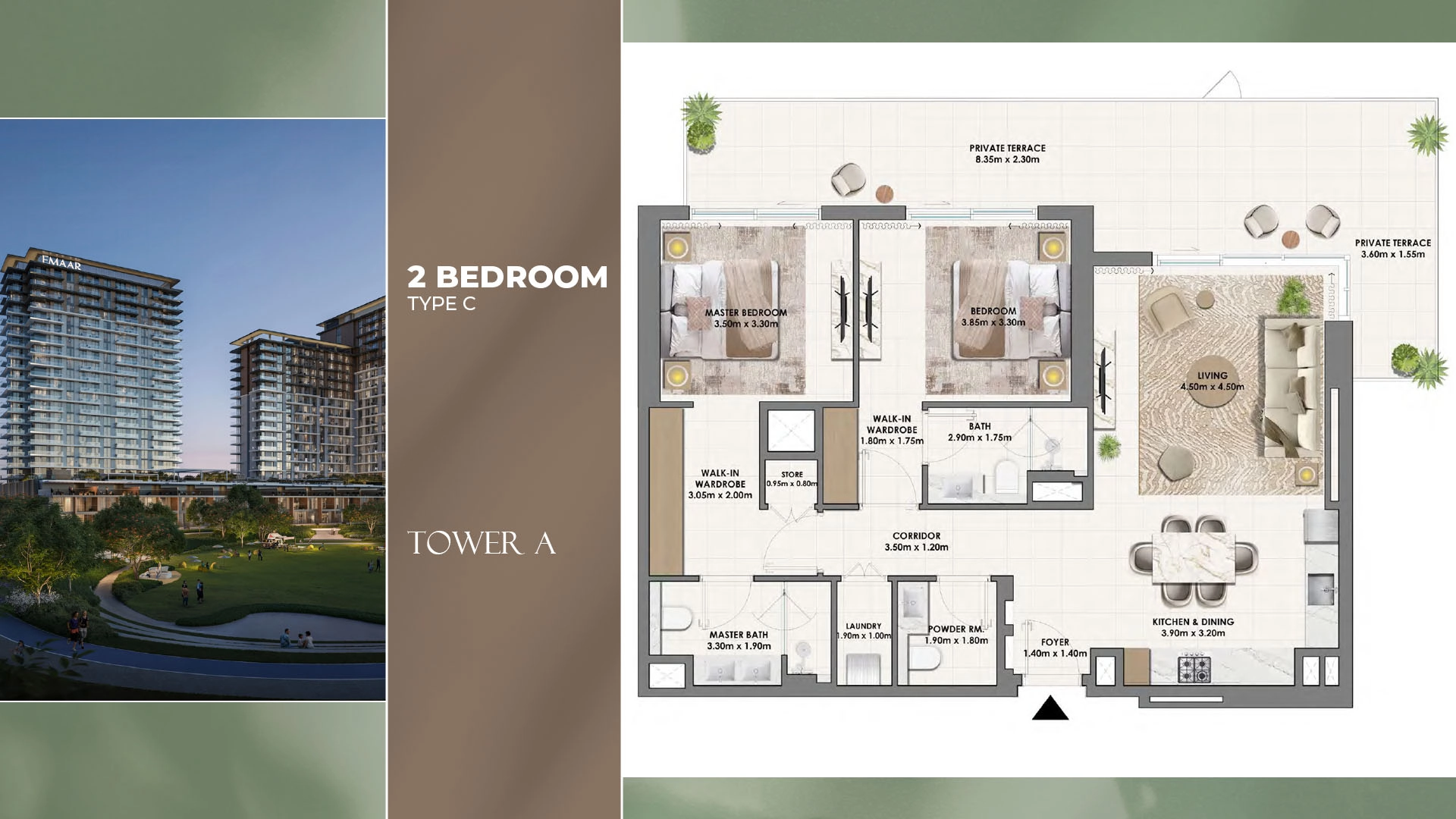 2 BR - Type B